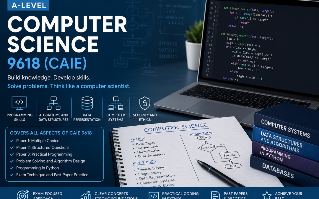 A-level Computer Science Course image for CAIE 9618